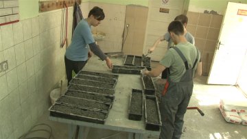 Школска фабрика за производњу бетонских коцки