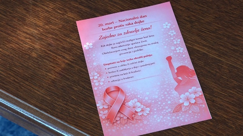 „Знање спасава живот” – предавање поводом Националног дана борбе против рака дојке