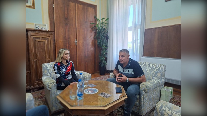 Пријем за вицешампионку Марију Сабо