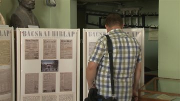 Отворена изложба новина „Бачкаи Хирлап“