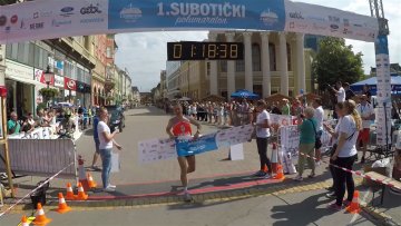 Иван Мишкељин и Сабо Нора победници првог суботичког полумаратона