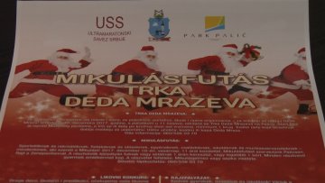 Трка Деда Мразева у недељу на Палићу