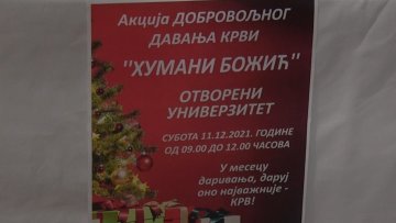 Акција добровољног давања крви у суботу