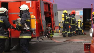 Симулација пожара у фабрици „Патент цо“ успешно окончана
