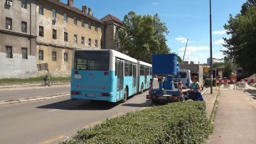 Готово сви аутобуси ће ићи преко Мајшанског моста, очекују се гужве