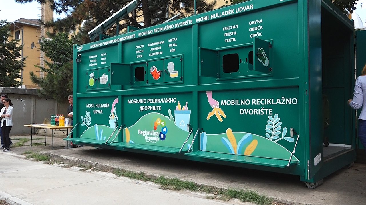 Мобилно рециклажно двориште постављено у Чантавиру