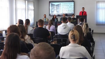 Пријем за бруцоше на Правном факултету за привреду и правосуђе 
