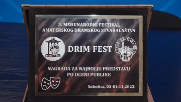 Аматерски фестивал драме „Дрим фест” 3. и 4. новембра 