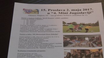 Обележавање празника рада у Мини Југославији – 2. маја
